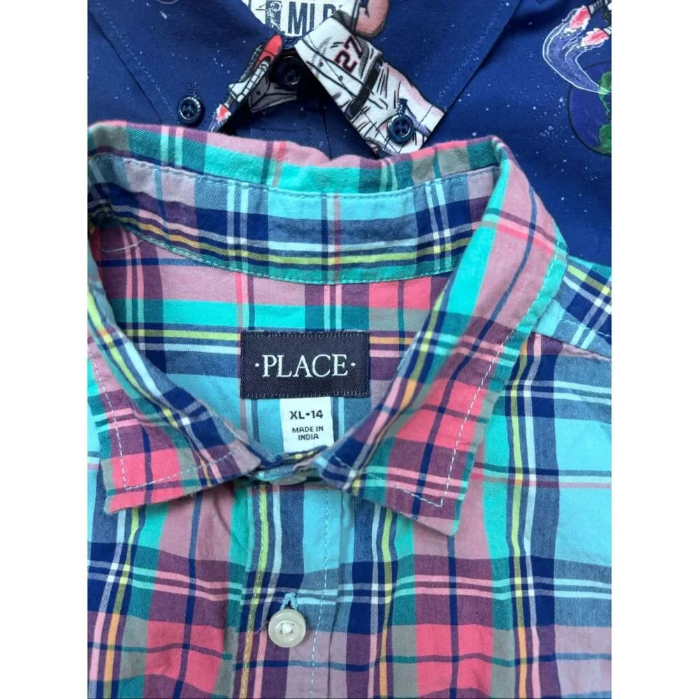 3 piece boys summer top bundle size 12-14 by Cat & Jack, The Children’s Place &
